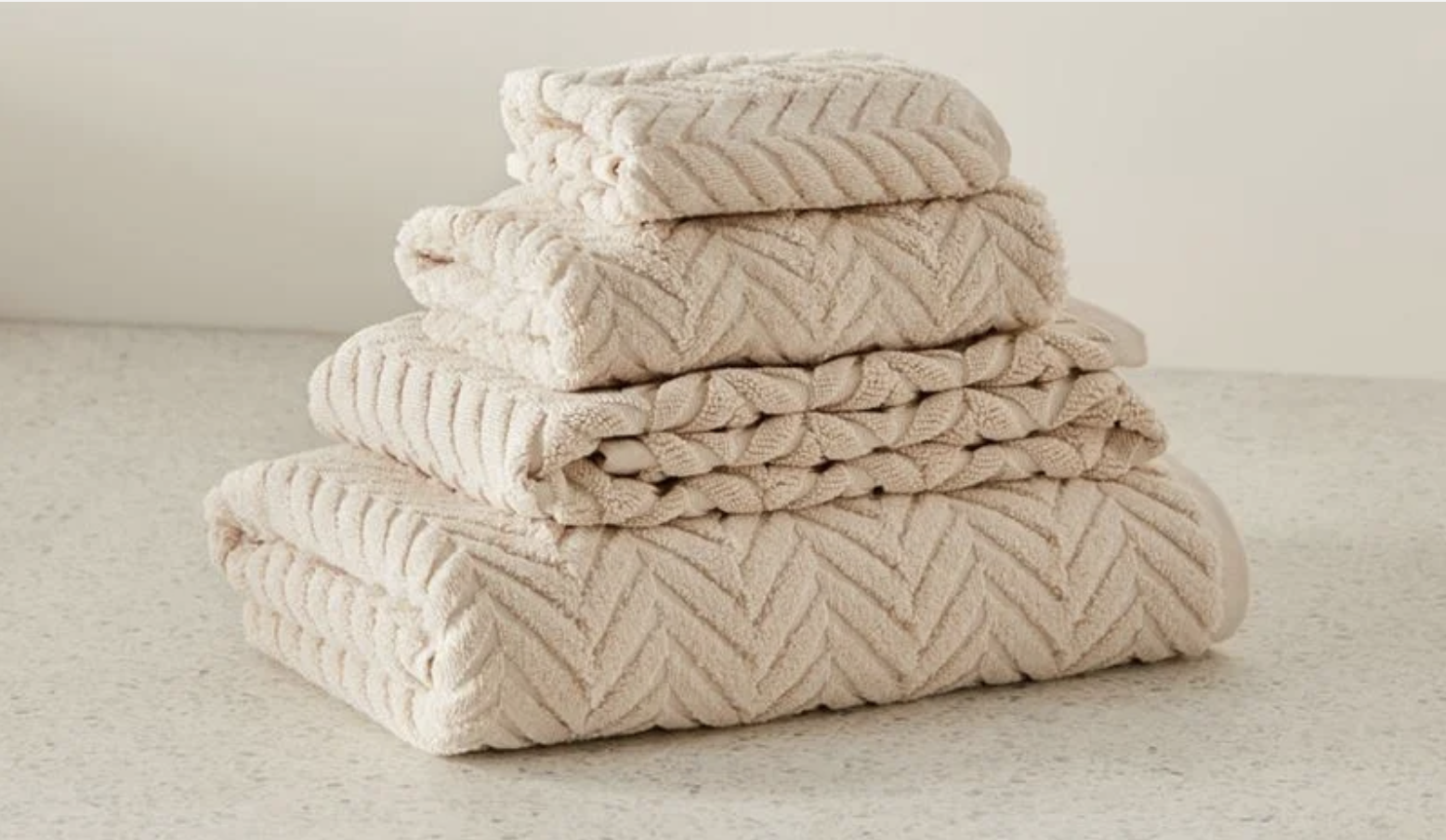 Mimosa Textured Bath Towels x2