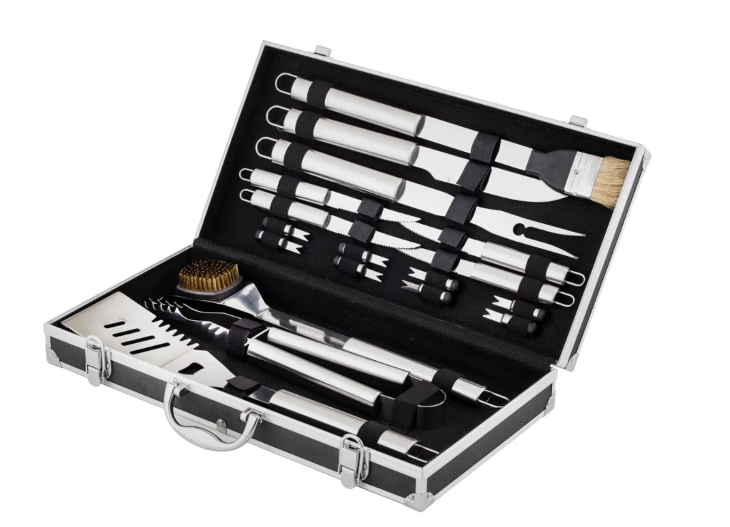 Davis & Waddell Maverick BBQ Tool Set 18 Piece in Case