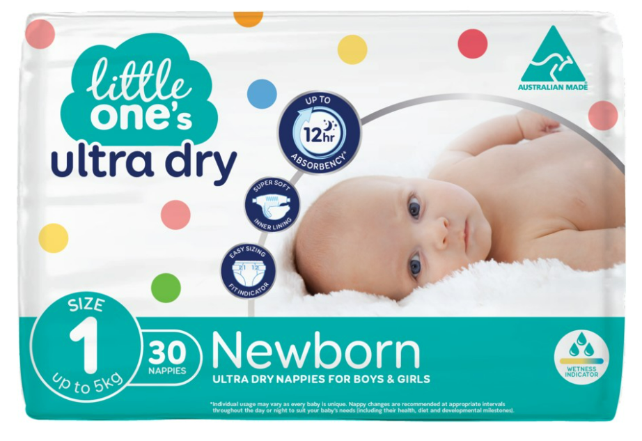 Little ones newborn nappies