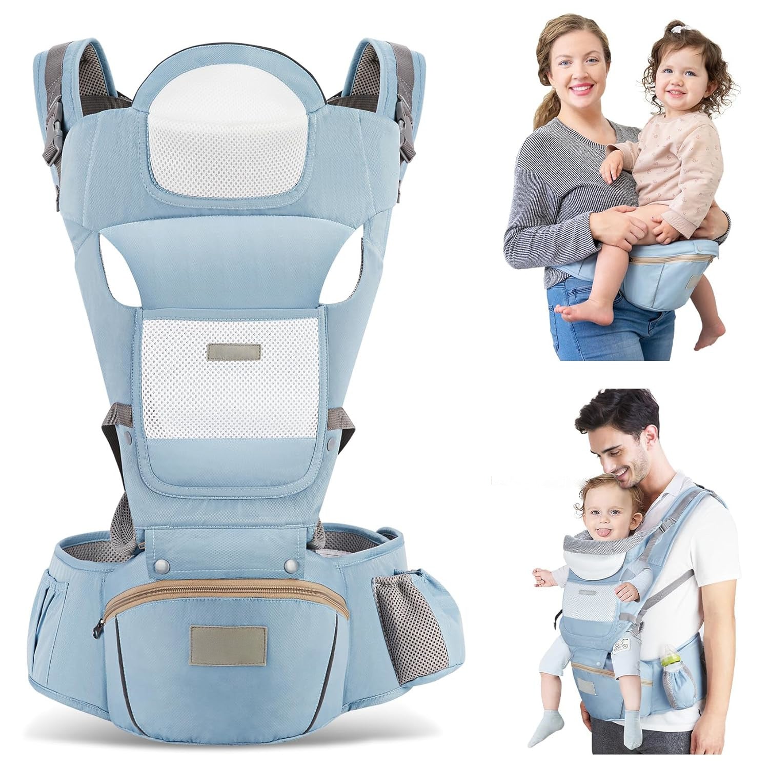 Ergonomic Baby Carrier - 6 in 1