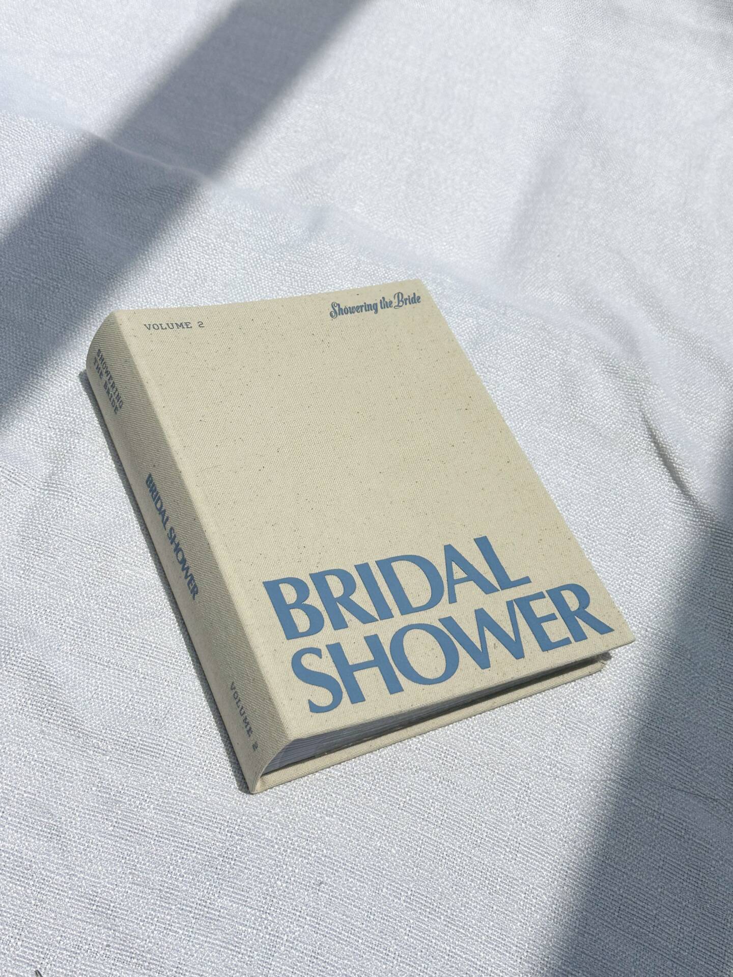 LINEN BRIDAL SHOWER PHOTO ALBUM