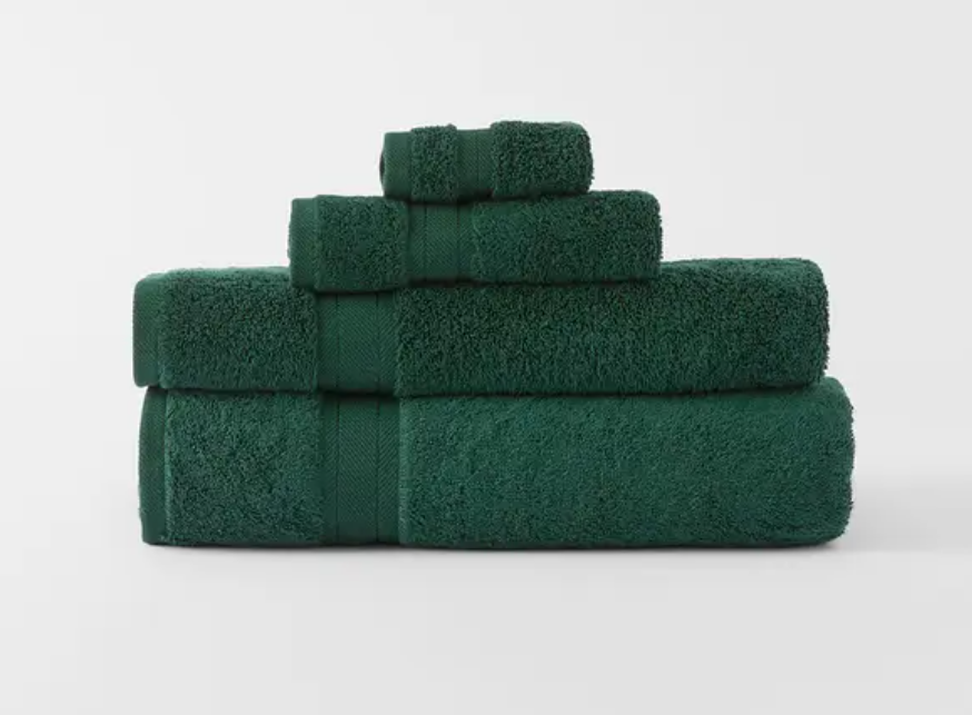 Bamboo Towel - Forrest Green