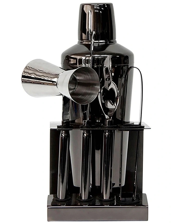 Salt&Pepper Kennedy Cocktail Set 6 Piece in Black