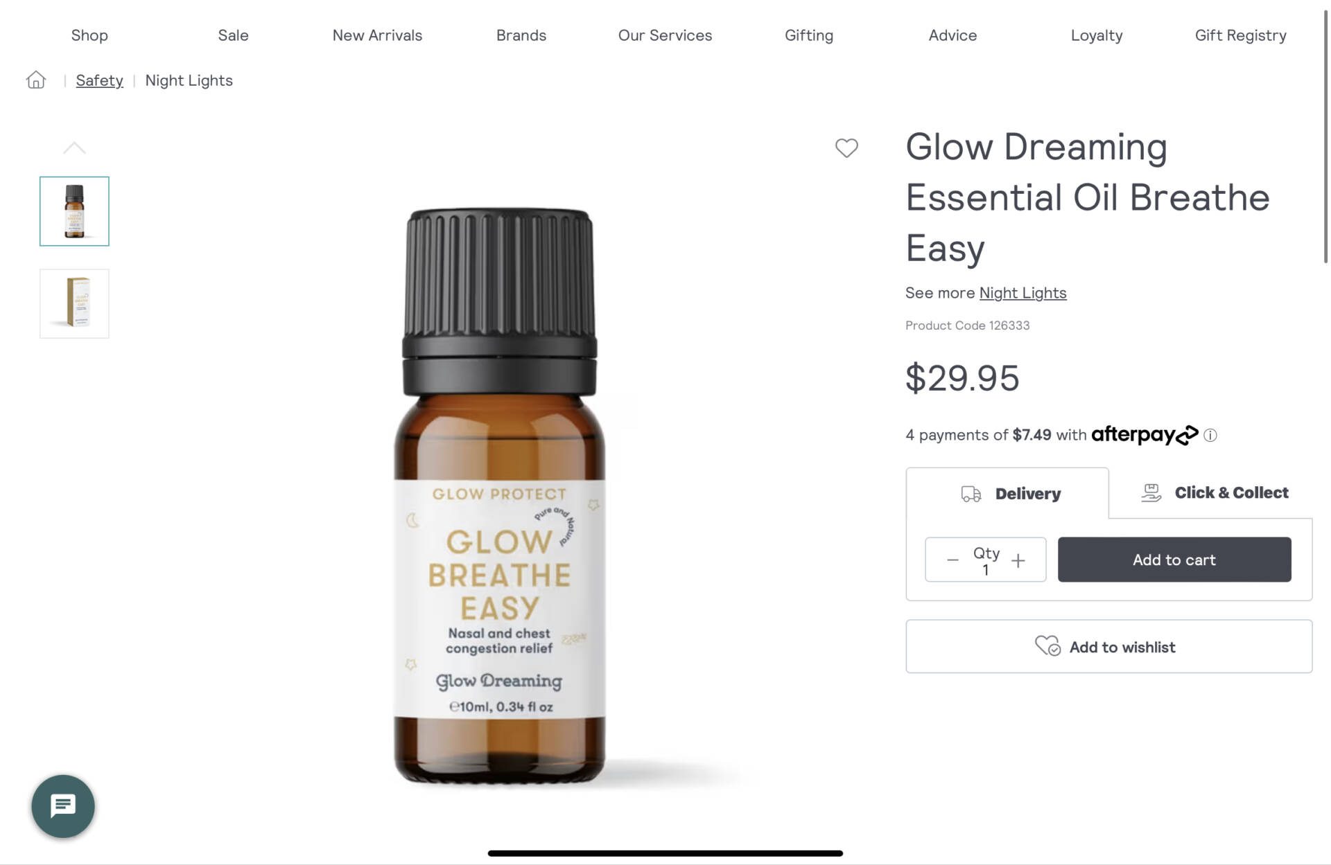 Glow Dreaming Essential Oil Breathe Easy