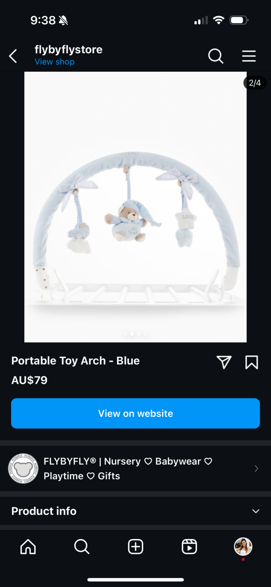 Portable toy arch - flybyfly