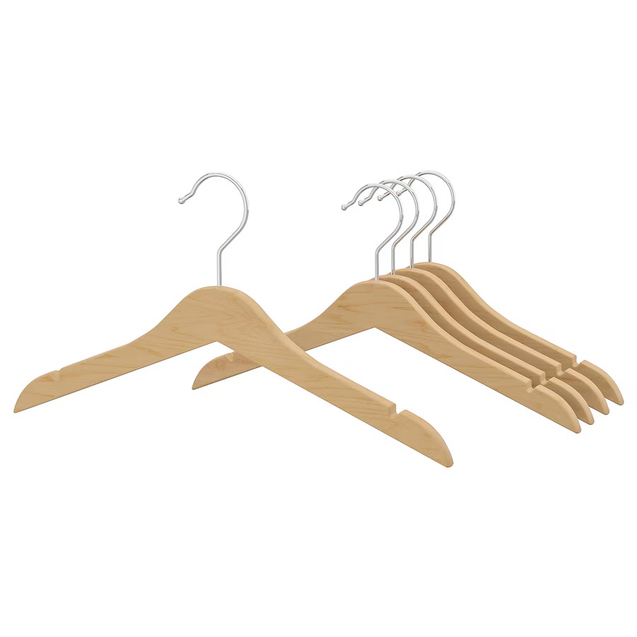 wooden coat hangers