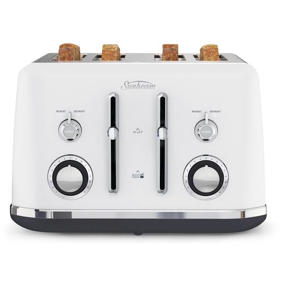 Sunbeam Alinea Collection 4 Slice Toaster - White