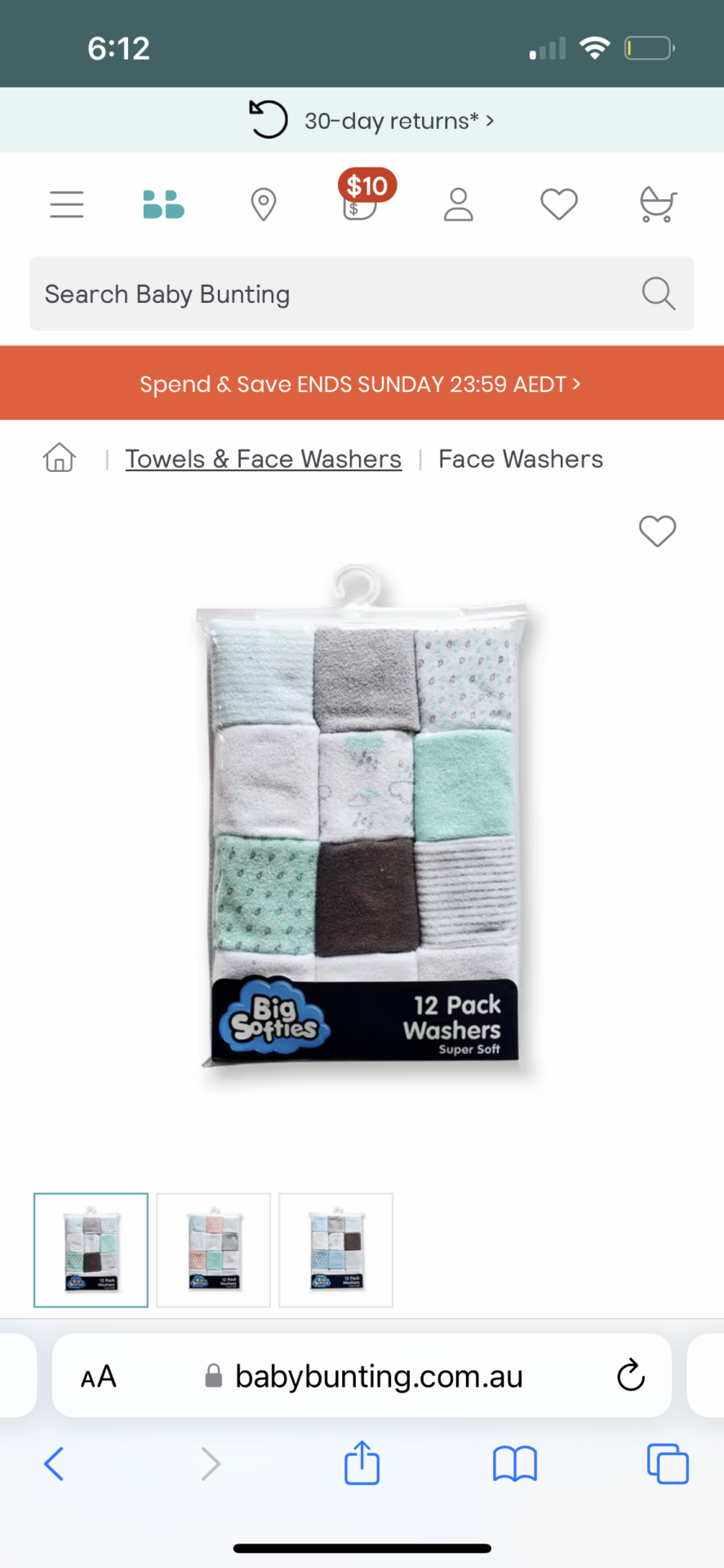 Big Softies Wash Cloth Parent 12 Pack