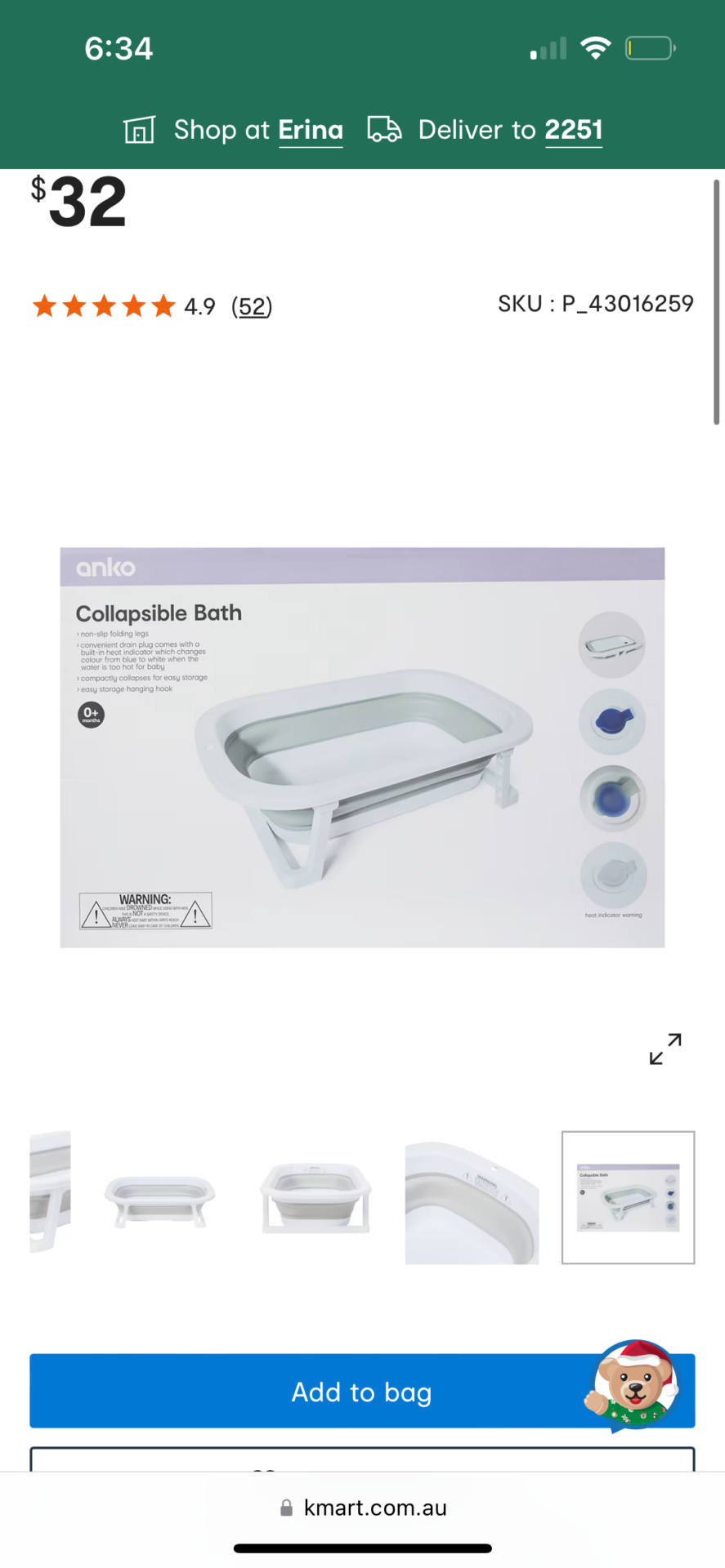 Collapsible Bath