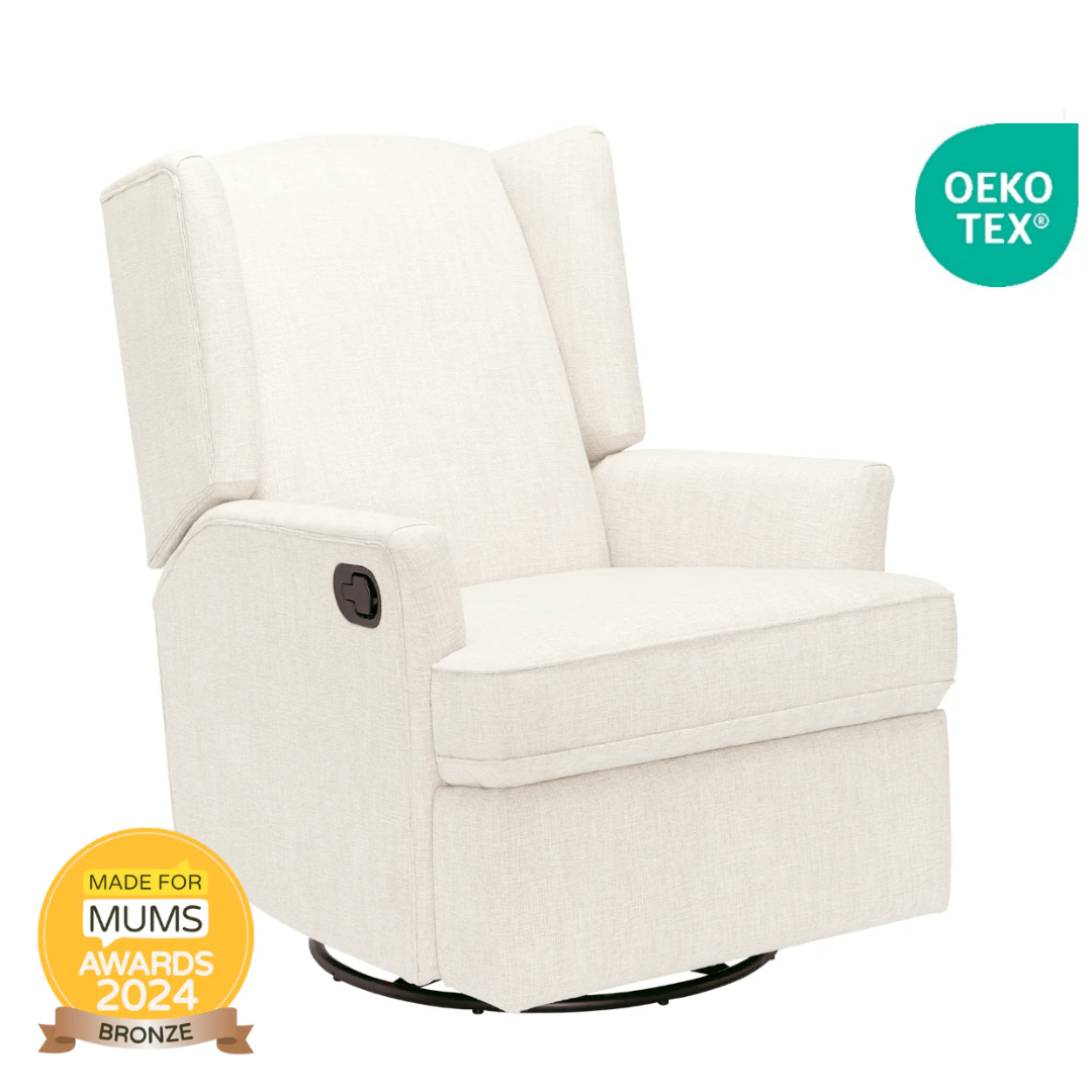 Chelsea Recliner Glider Nursery Chair in Coastal Sand