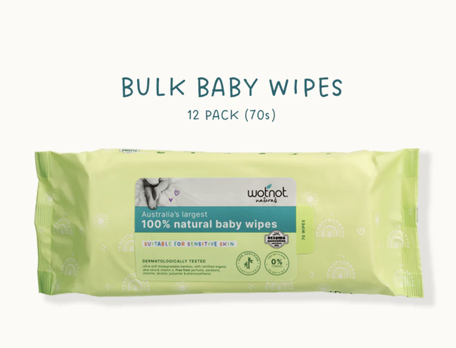 WotNot Bulk Baby Wipes - 12 pack