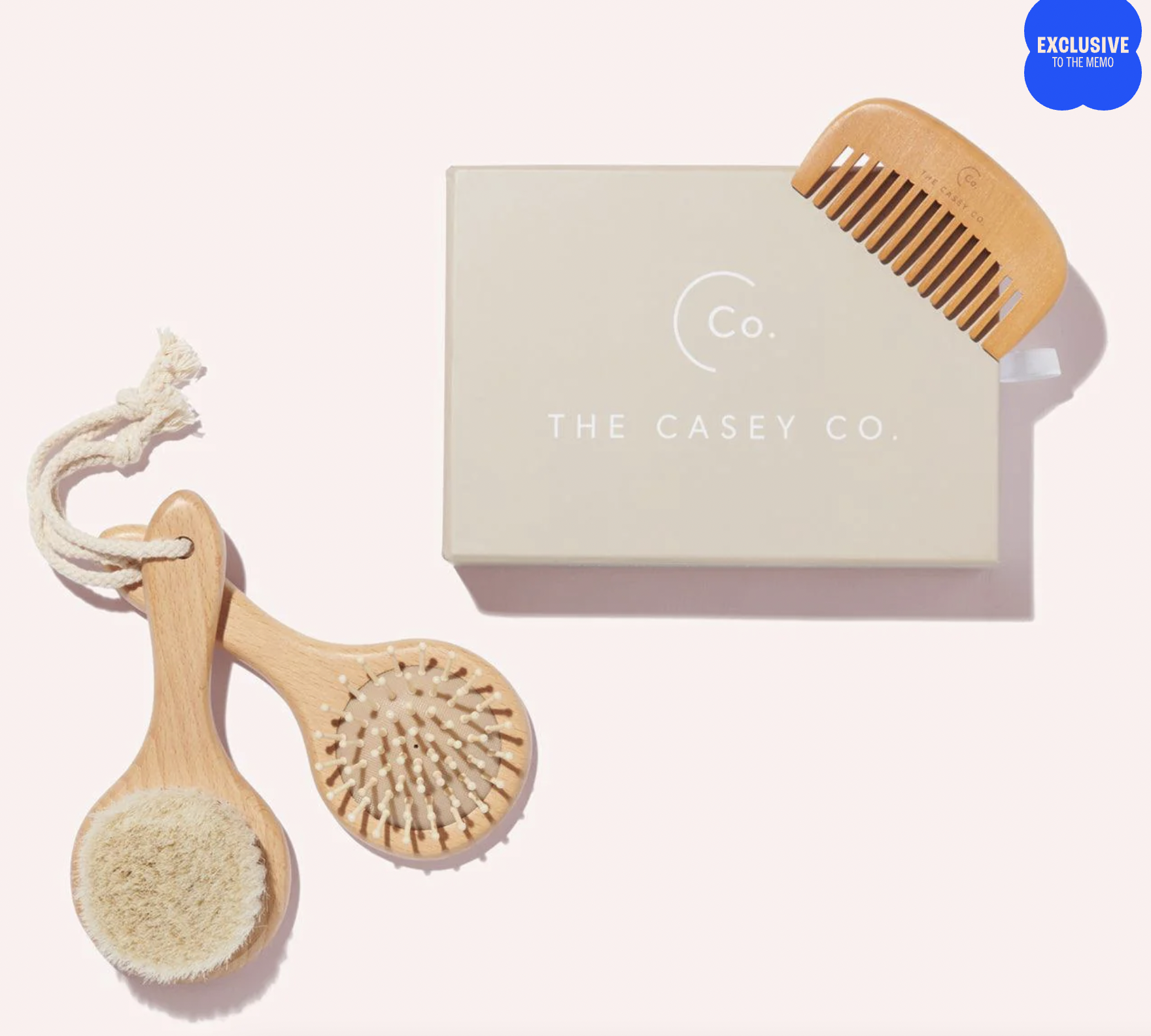 The Casey Co Baby Grooming Brush and Comb Trio Set