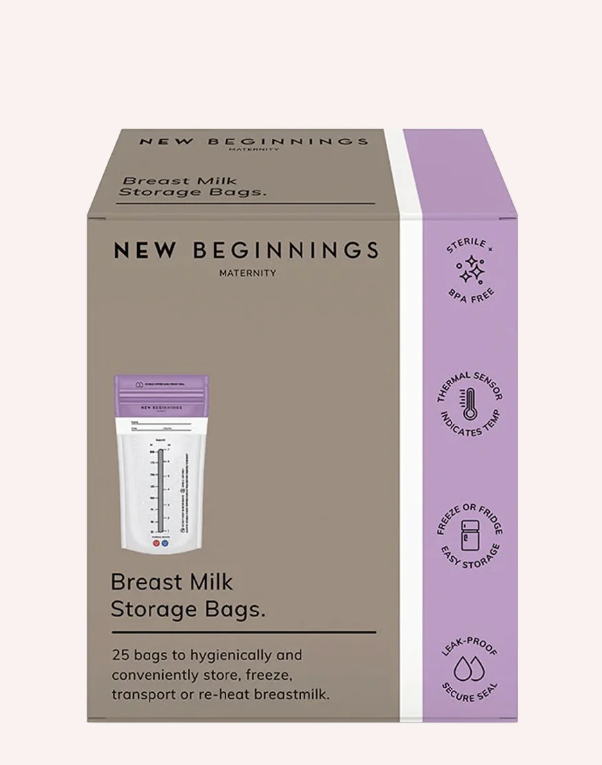 Breast Milk Storage Bags (25 Bags)