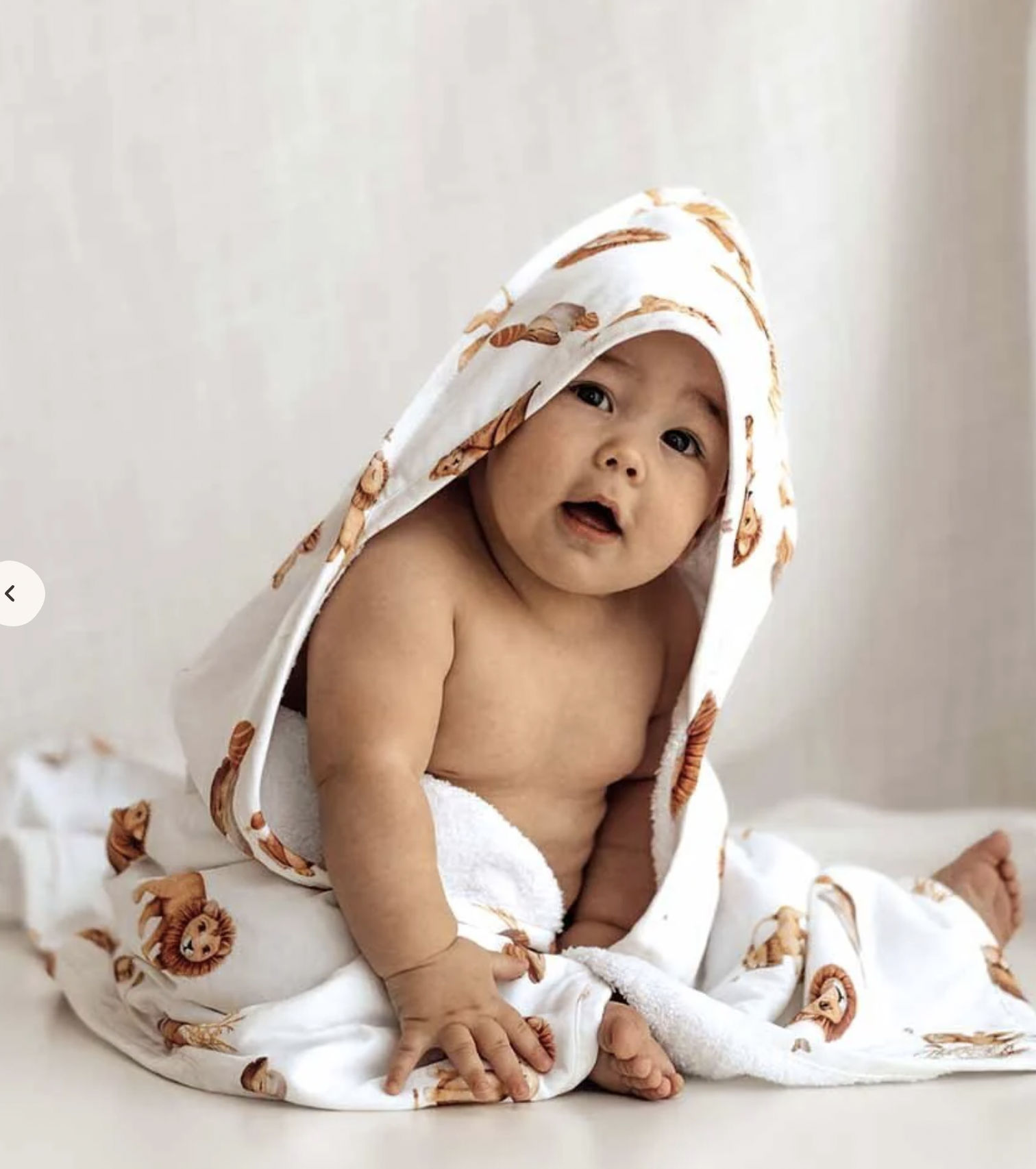 Lion Hooded bath towel