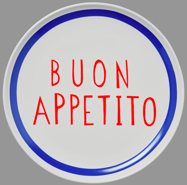 Large Buon Appetito Plate