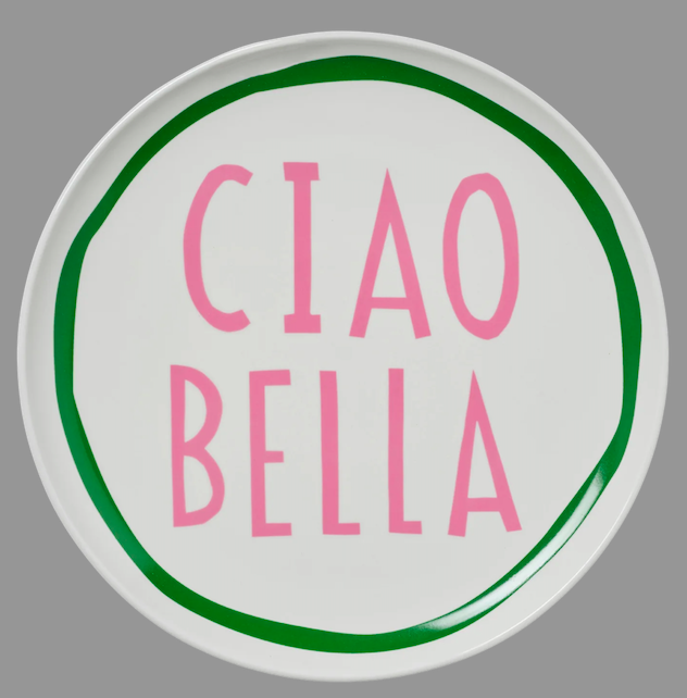 Large Ciao Bella Plate