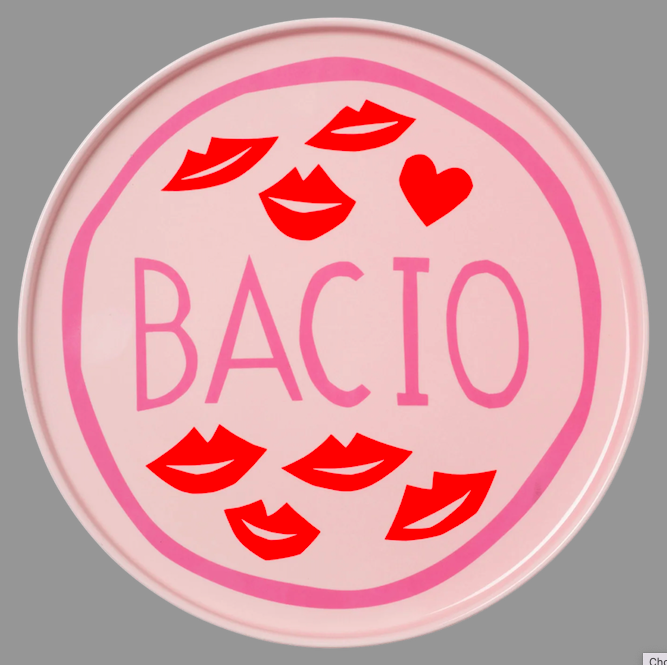 Pink Bacio Plate