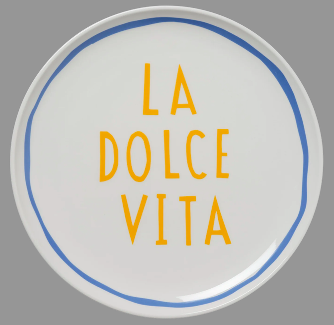 Large Dolce Vita Plate