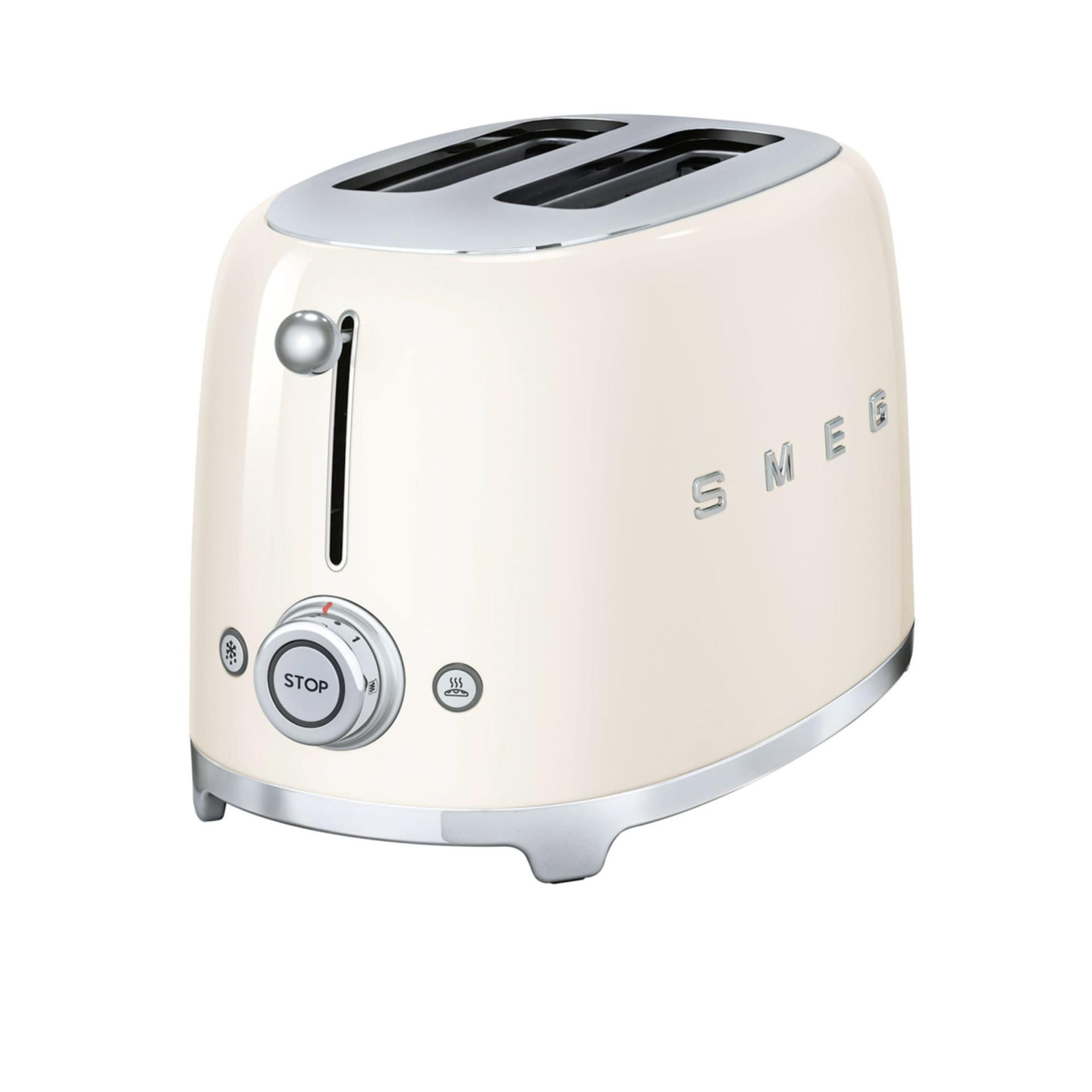 50's Style 2 Slice Toaster - Cream