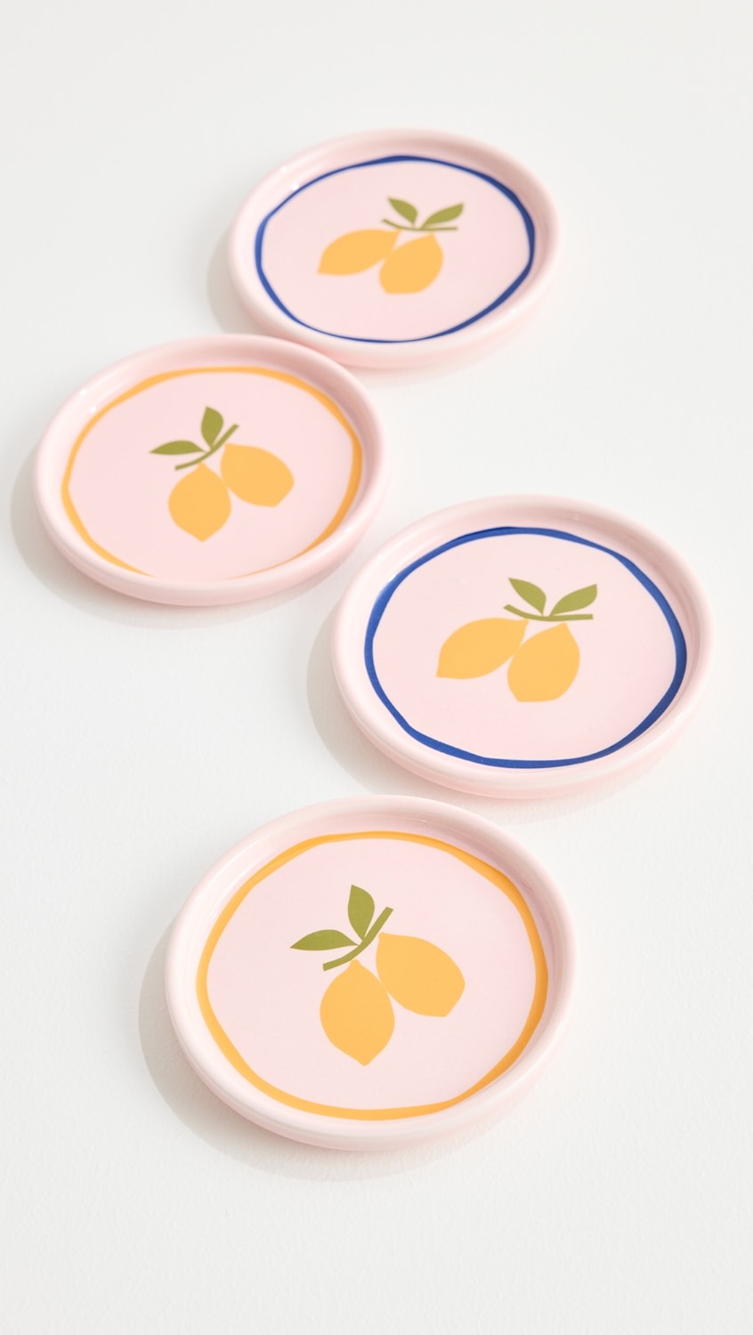 Pink Lemon Coasters