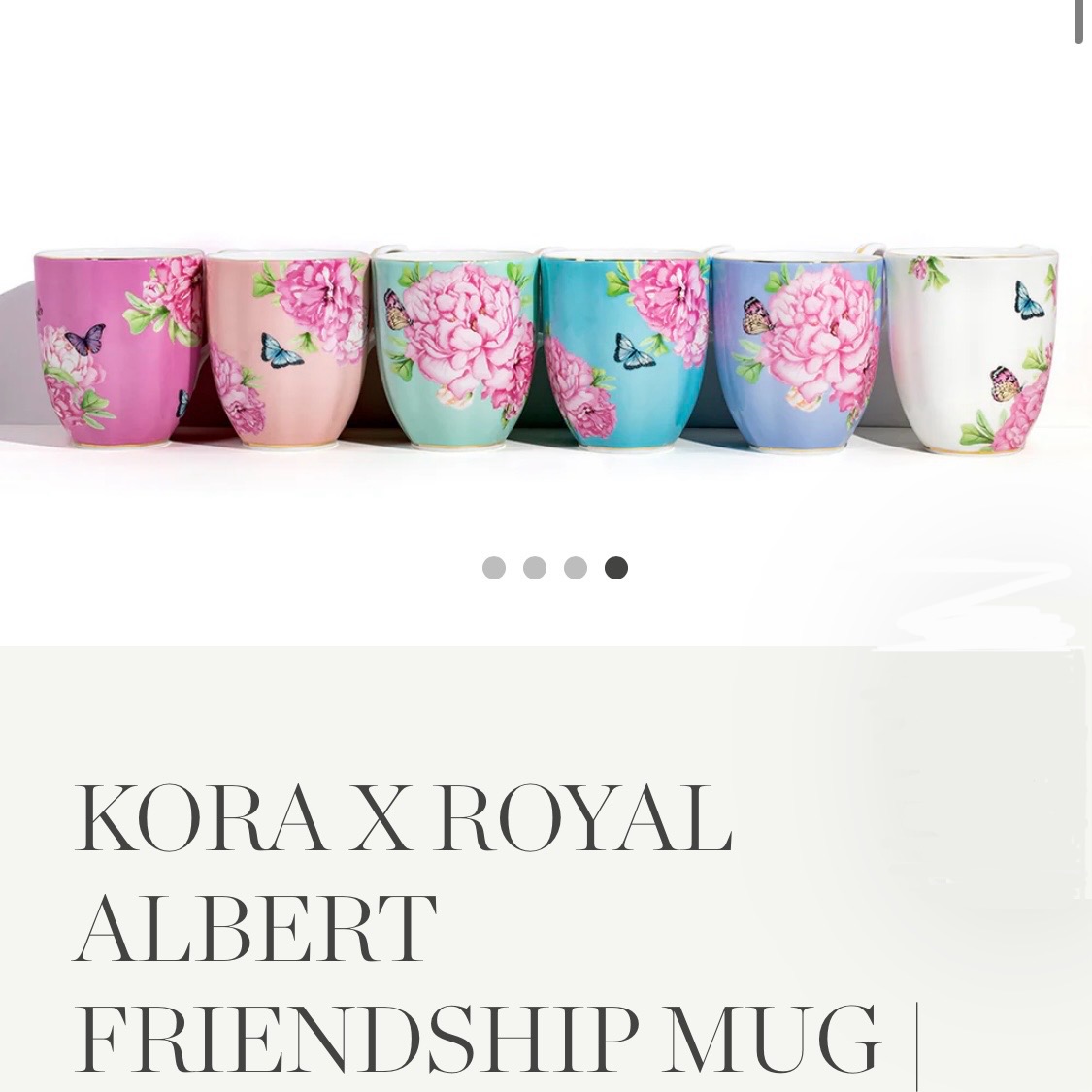 KORA x Royal Albert Tea Cups