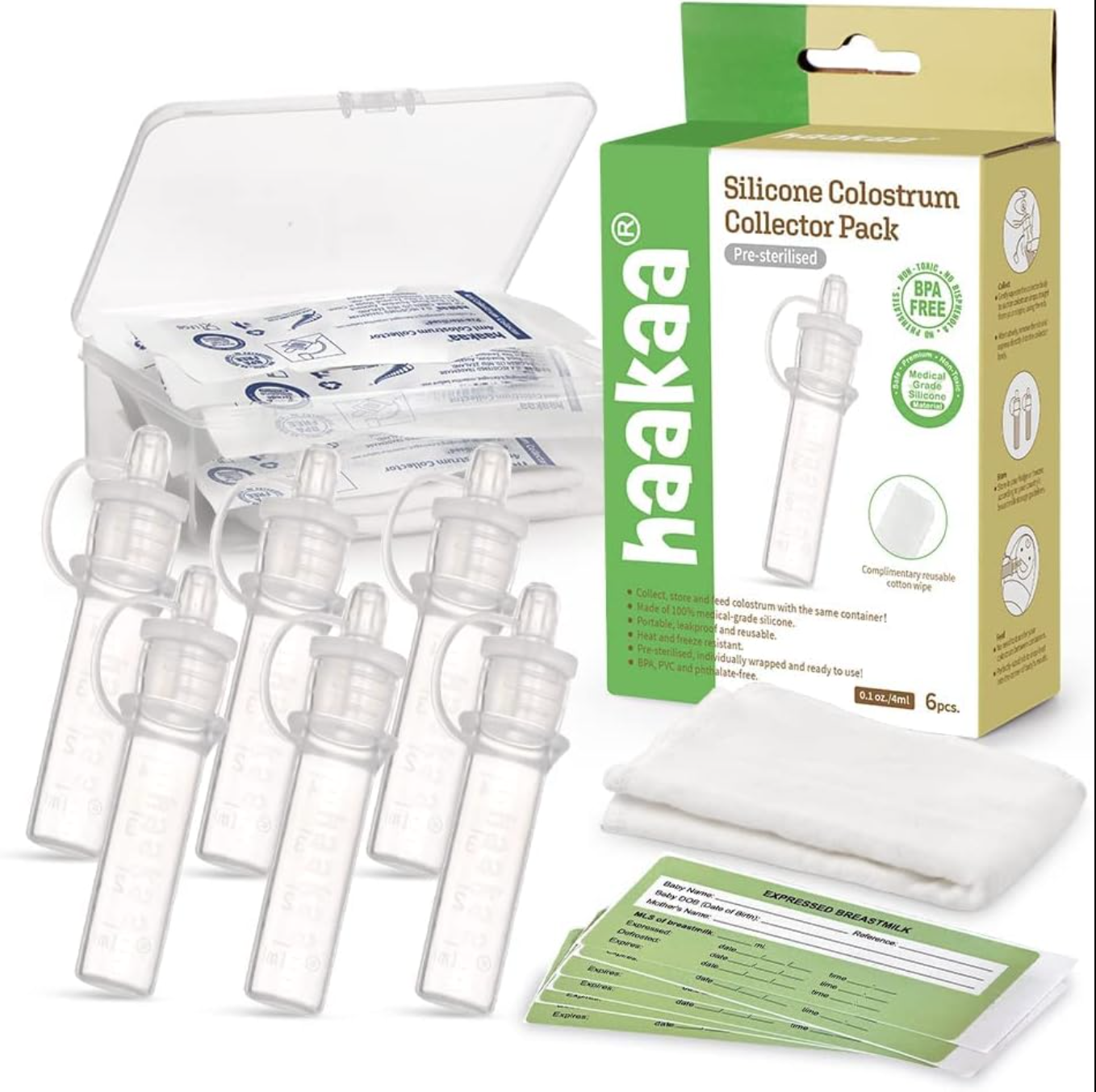 Haakaa Silicone Colostrum Collector Set