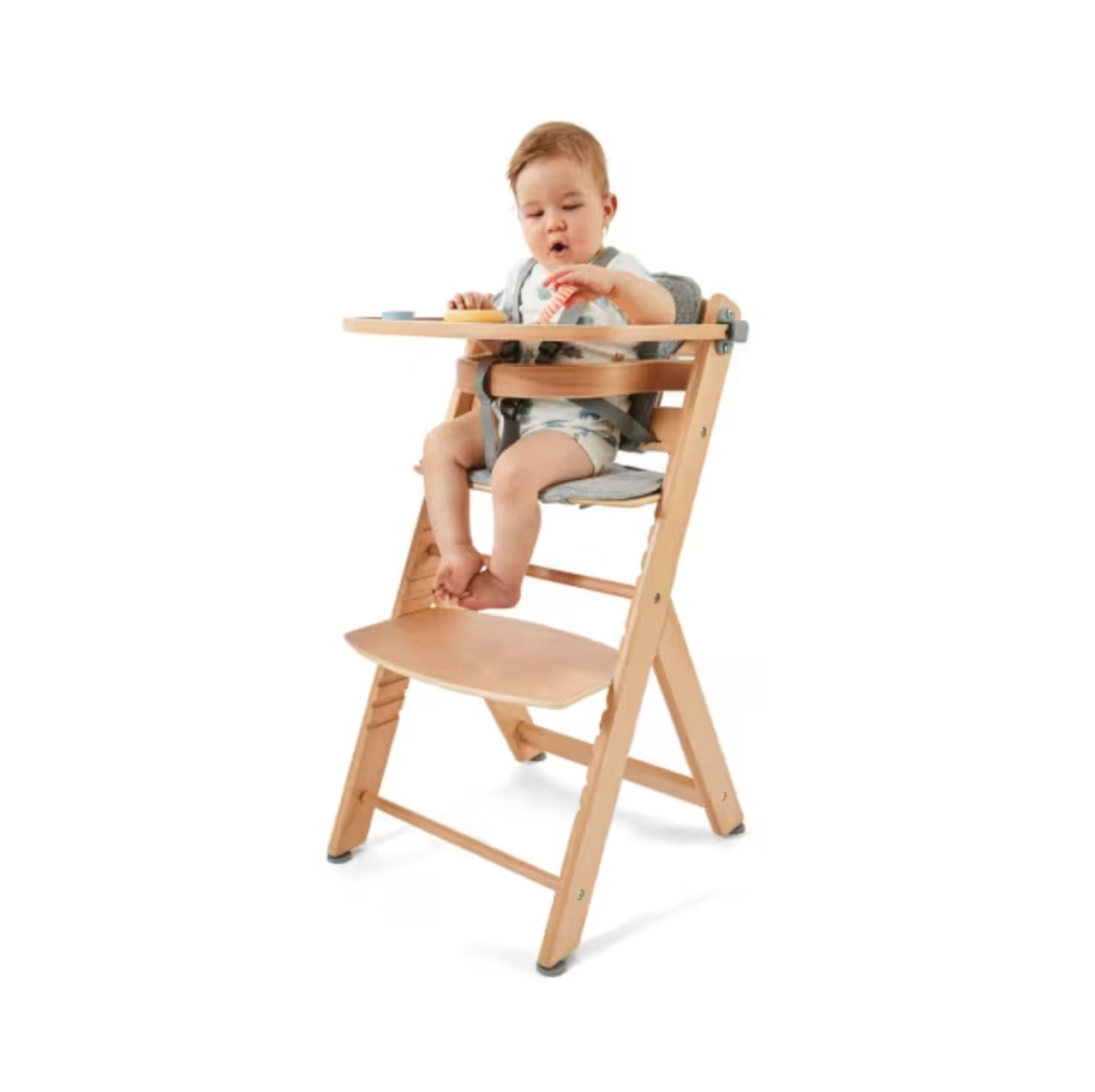 2-in-1 Wooden Highchair