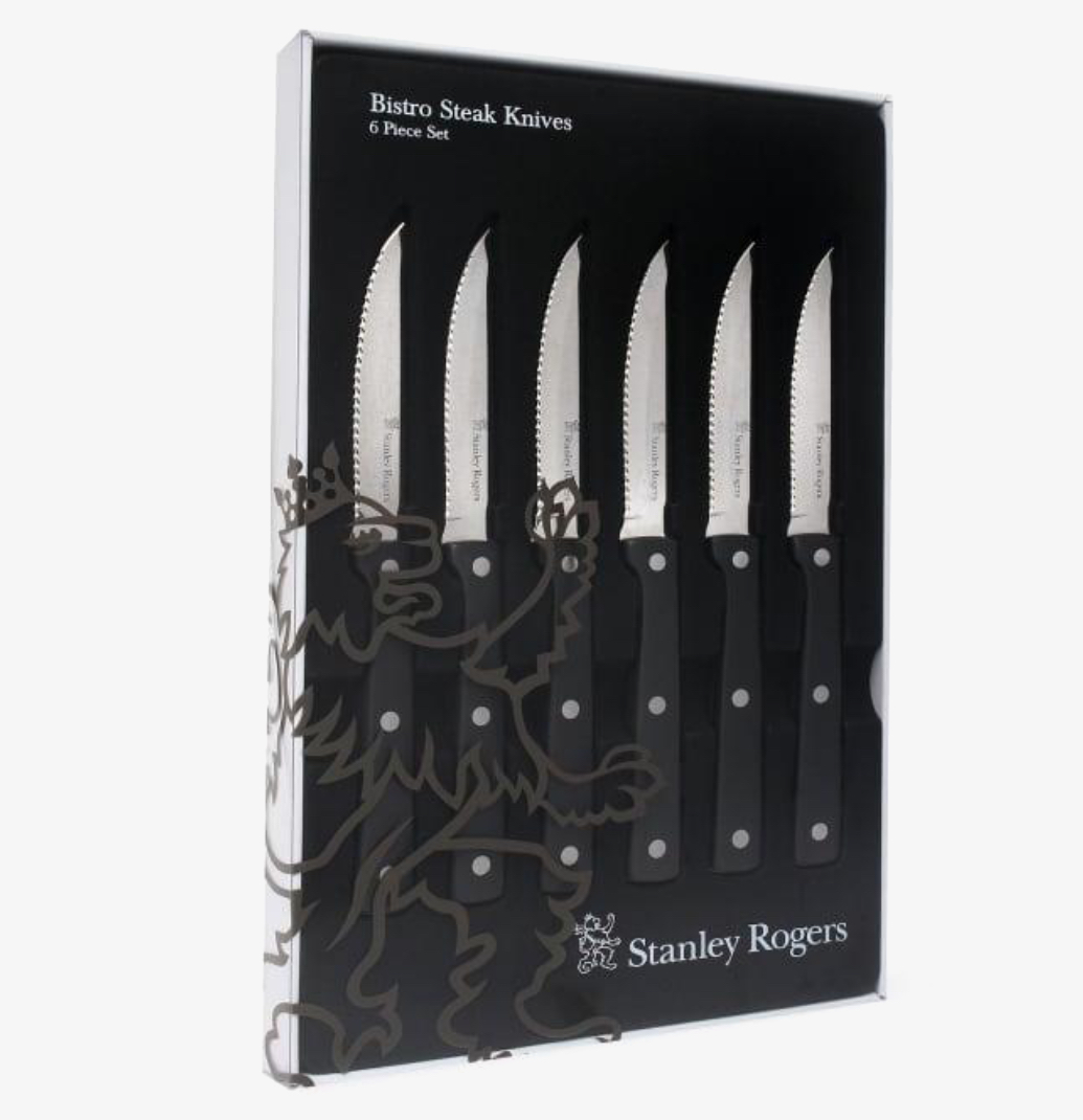 Stanley Rogers Bistro Steak Knife Set of 6