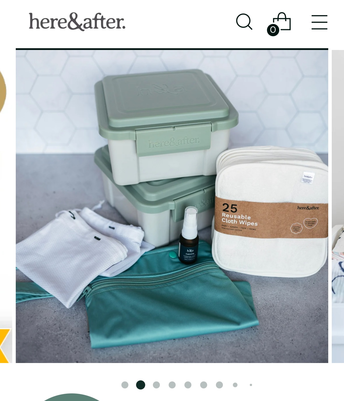 Reusable Baby wipes starter kit