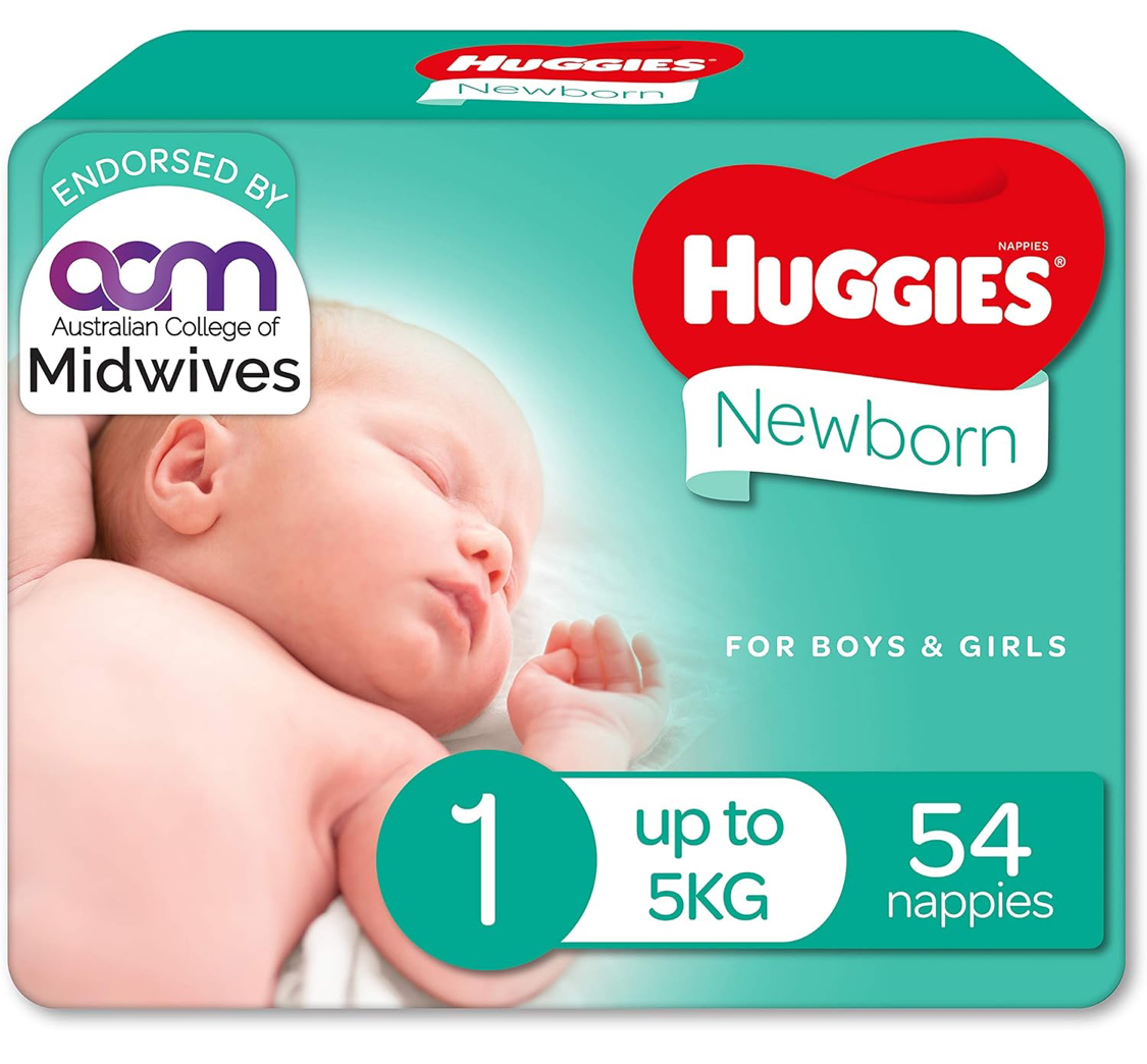 Huggies newborn nappies