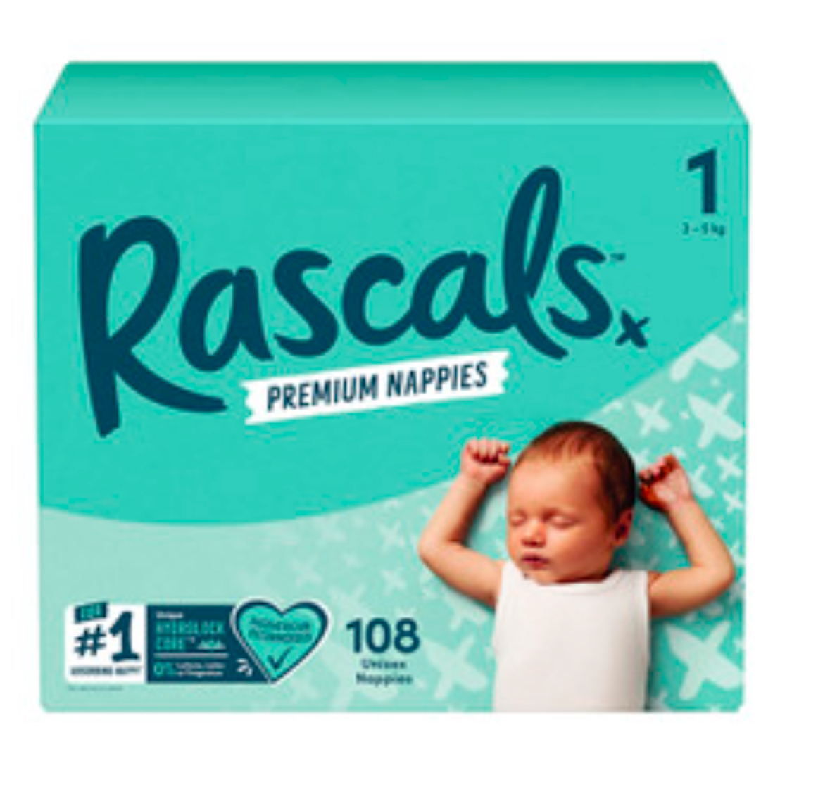 Size 1 rascals premium nappies