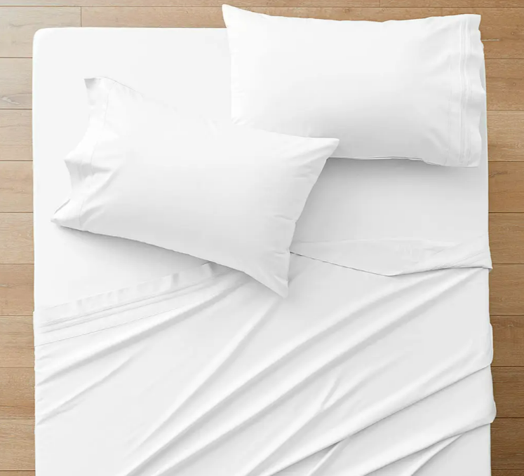 Caton 500 TC Bamboo/ Cotton Sheet Set - White