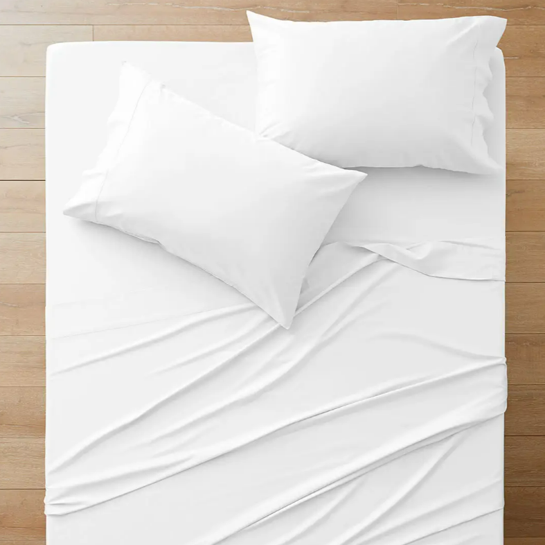 Dalton 400 TC Bamboo / Cotton Sheet Set - White