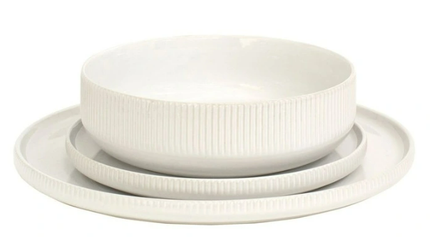 White Dinner Set