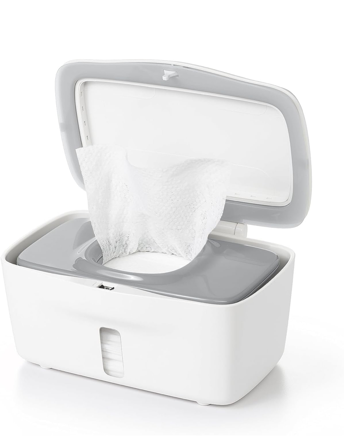 Weighted wet wipes dispenser