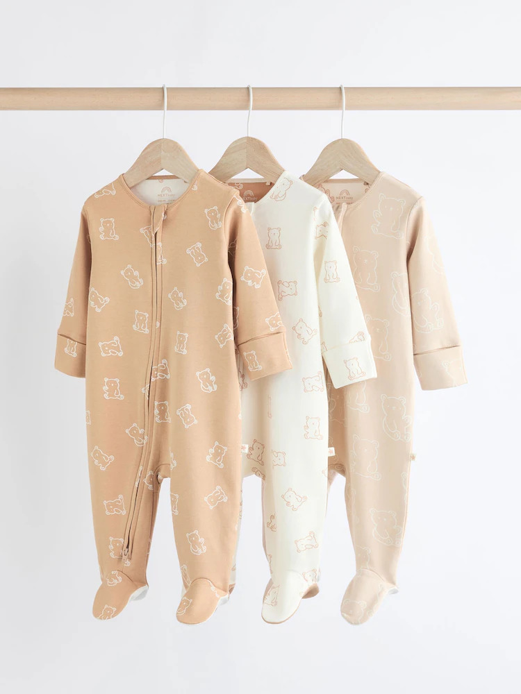 Neutral Baby Sleepsuits (0-3 months)