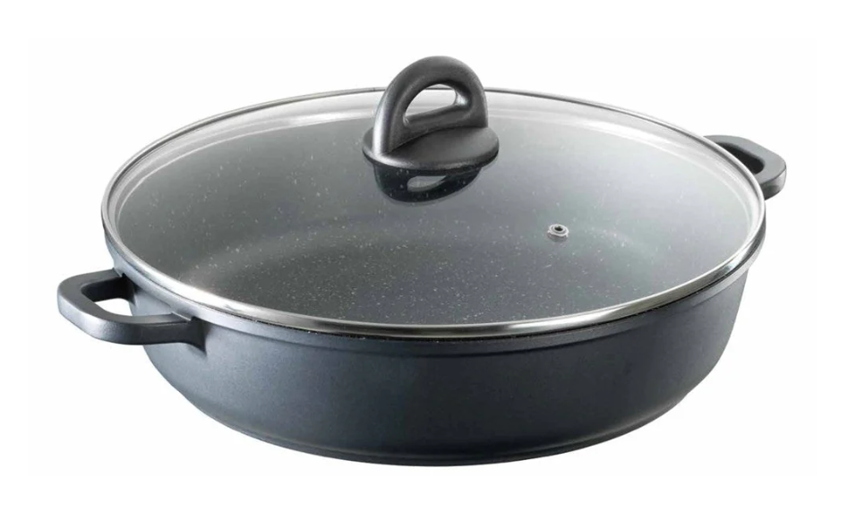 Baccarat STONE Non Stick Saute Pan with Lid 32cm