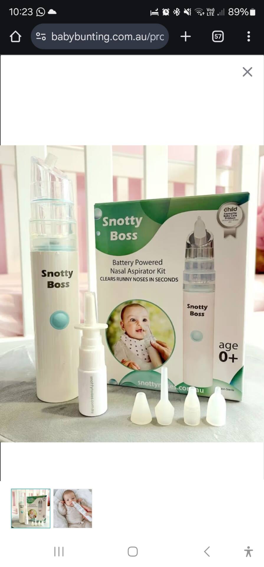 Snotty Boss Nasal Aspirator