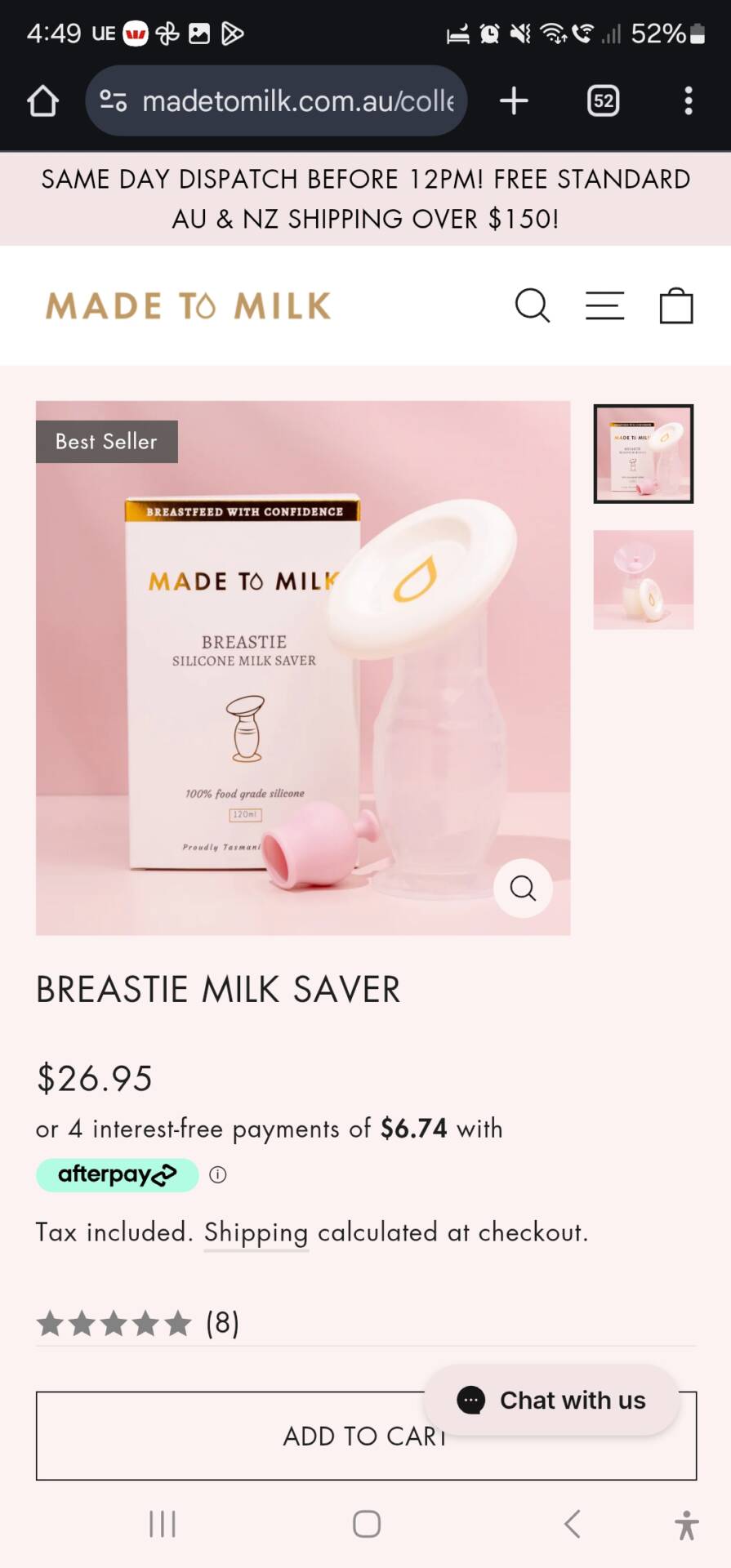 Breast milk catcher/ saver