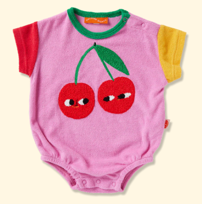 Cherry Terry Bodysuit