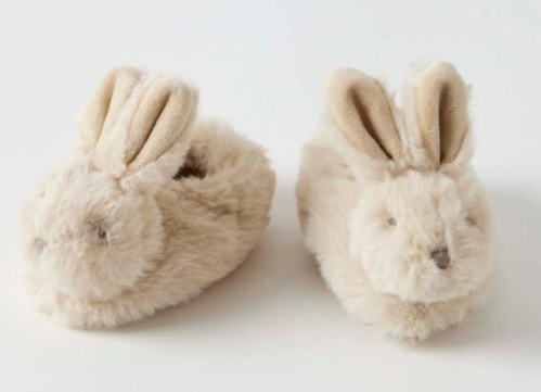 Some Bunny Loves You Rabbit Baby Booties