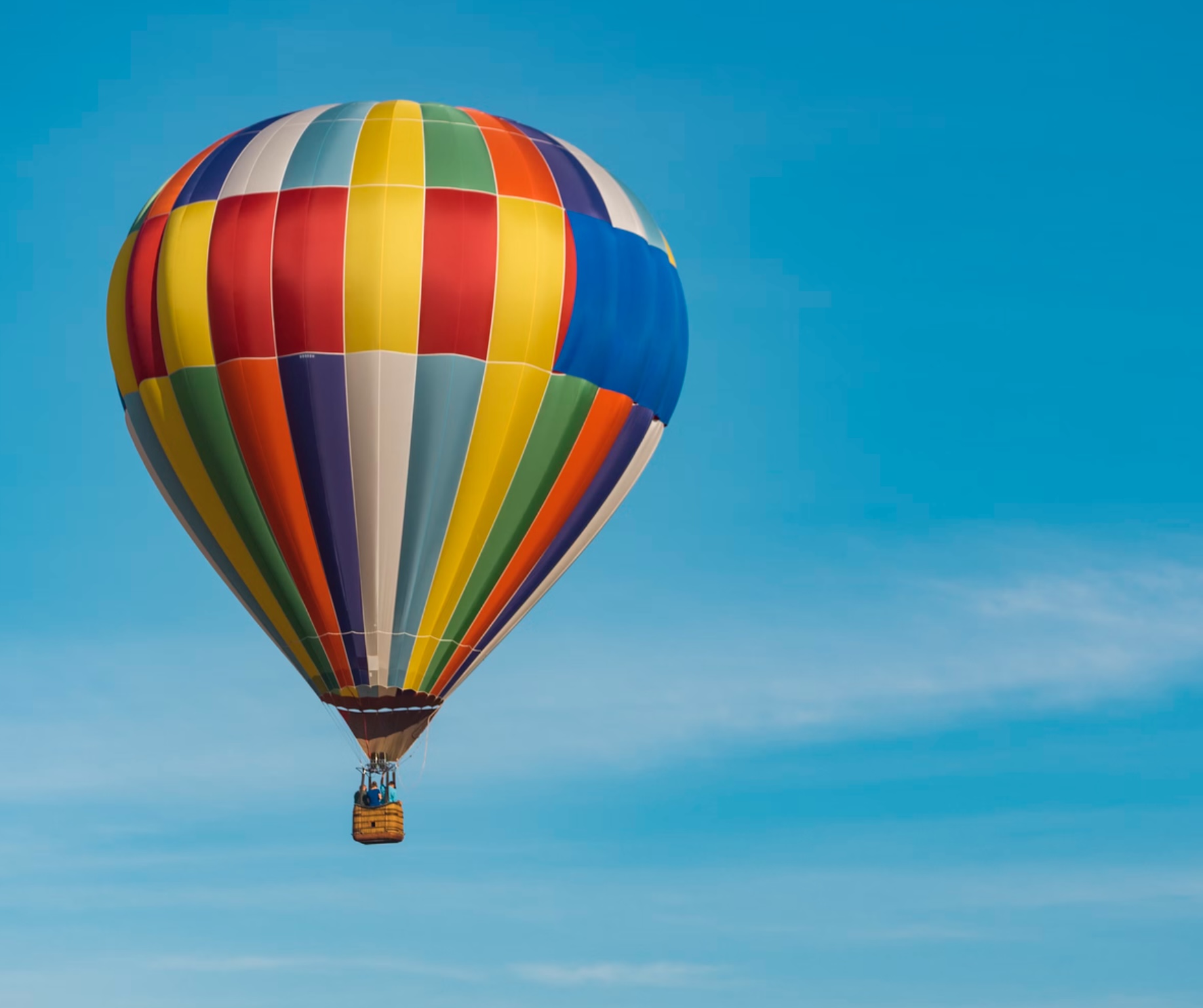 Honeymoon balloon ride