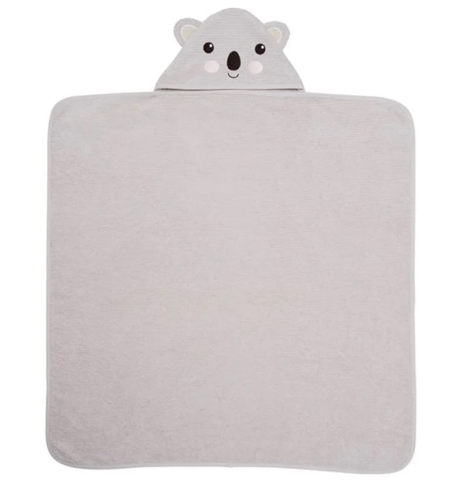 Adairs - Baby Bath Time Koala Hooded Towel