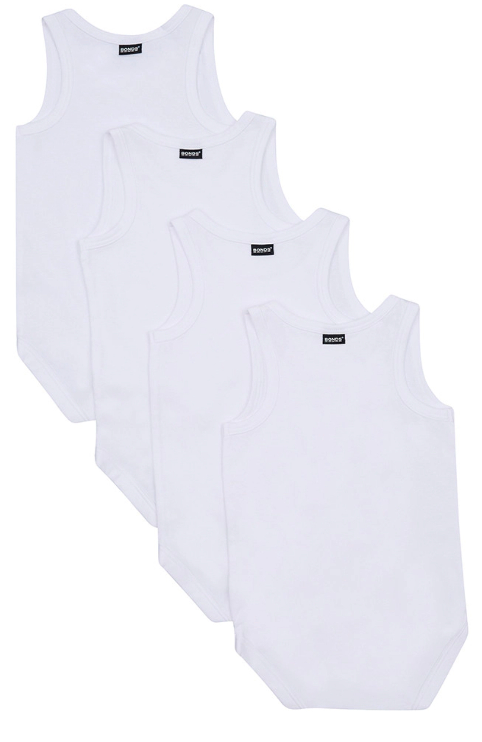 Bonds - Everyday Singletsuit 4 Pack