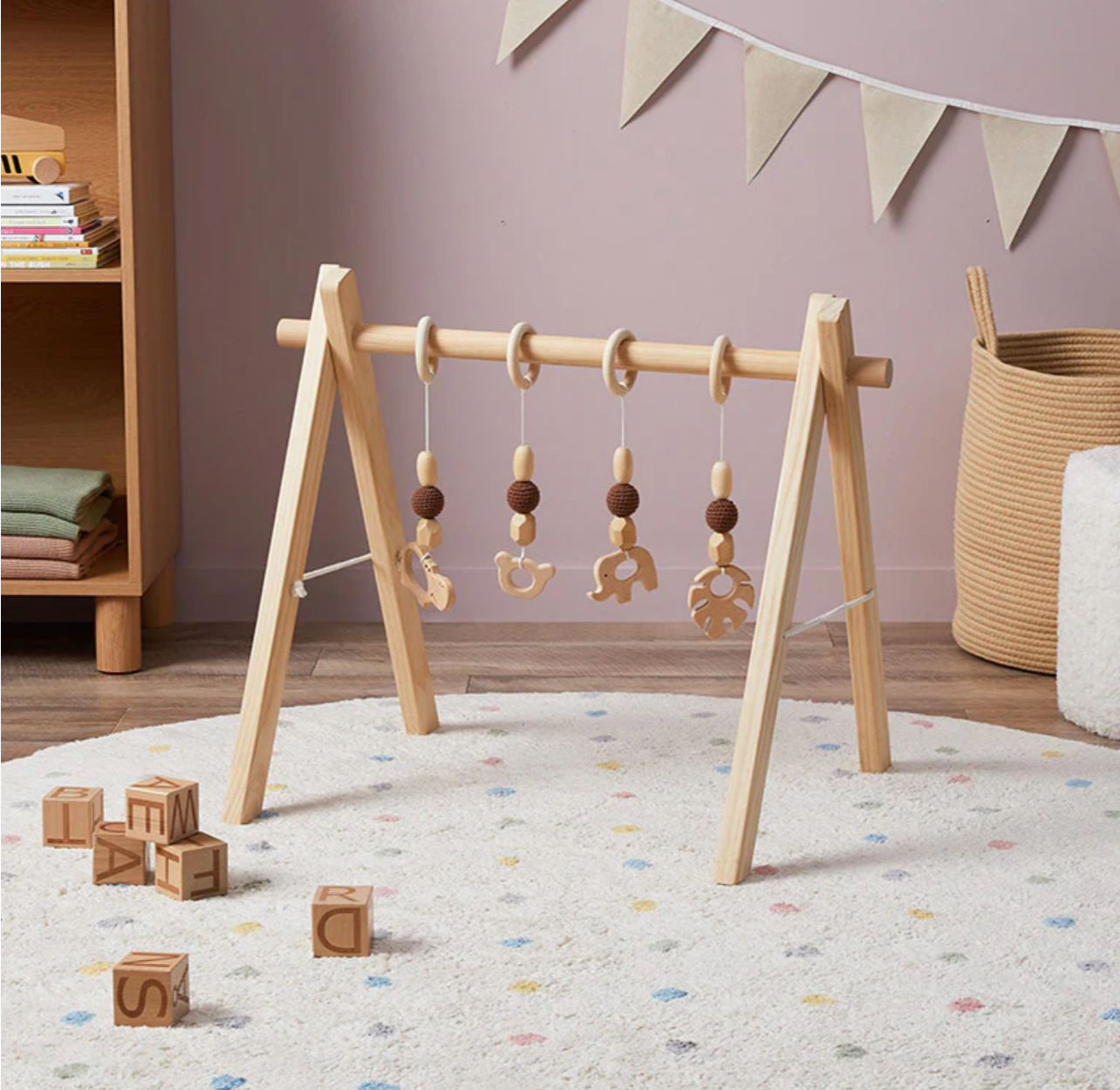 Wooden Baby Play Gym