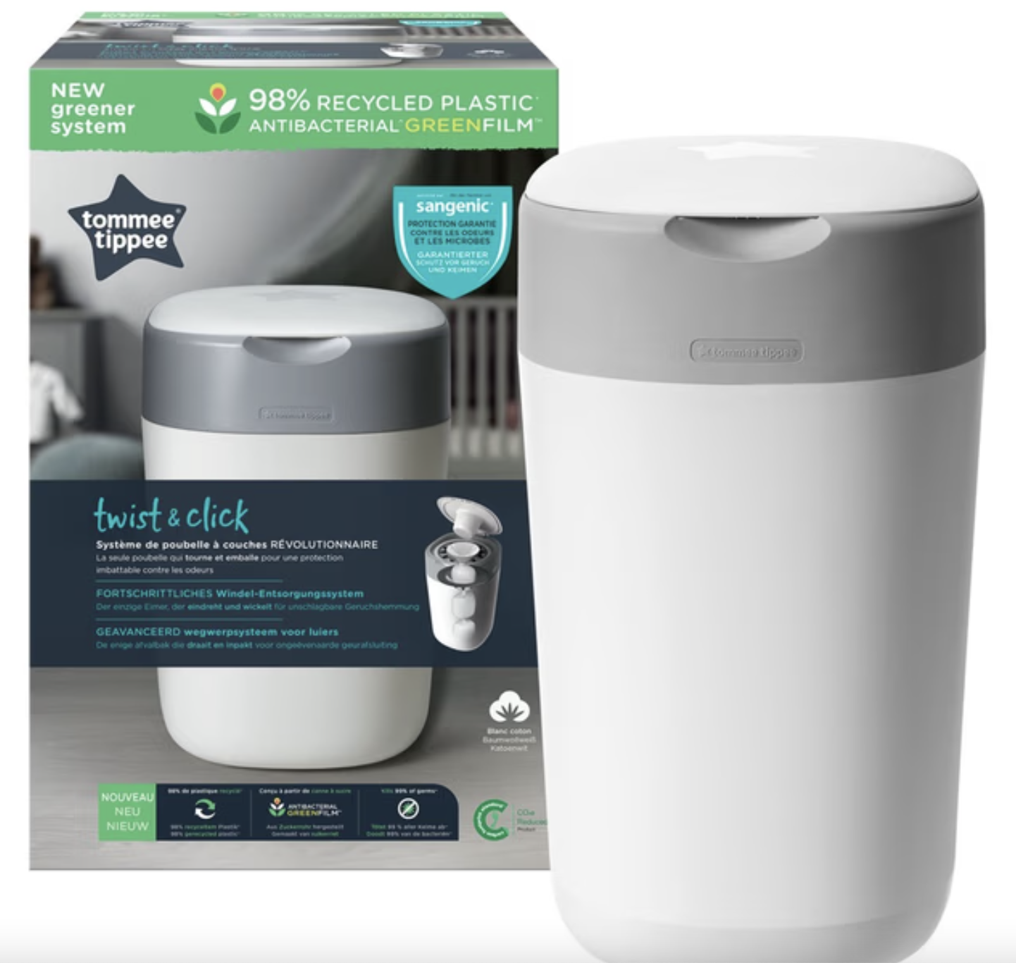 Tommee Tippee Twist & Click Nappy Bin