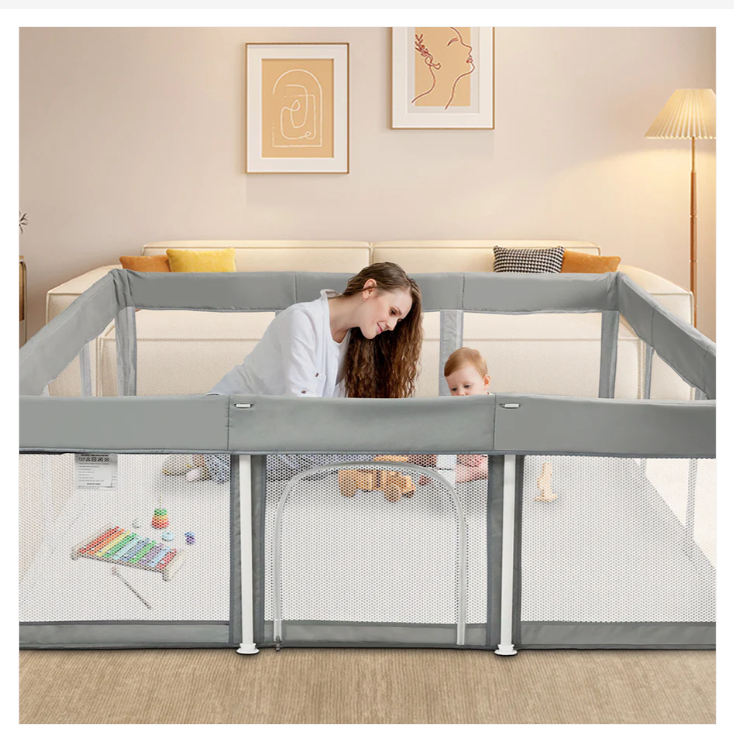 Foldable playpen 12x12