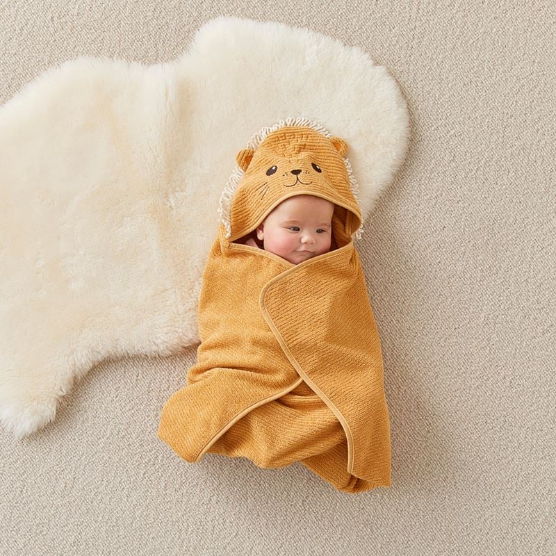 Hooded bath towel