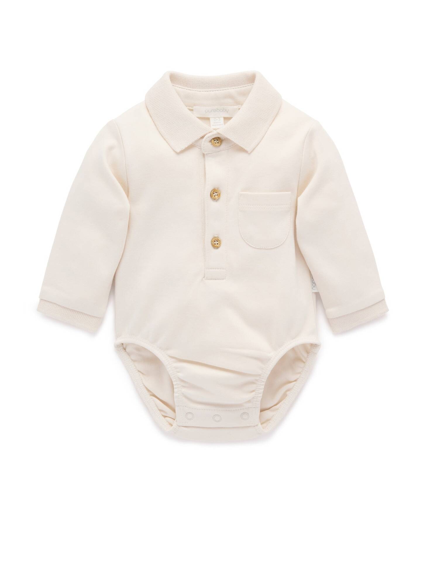 Polo collared bodysuit