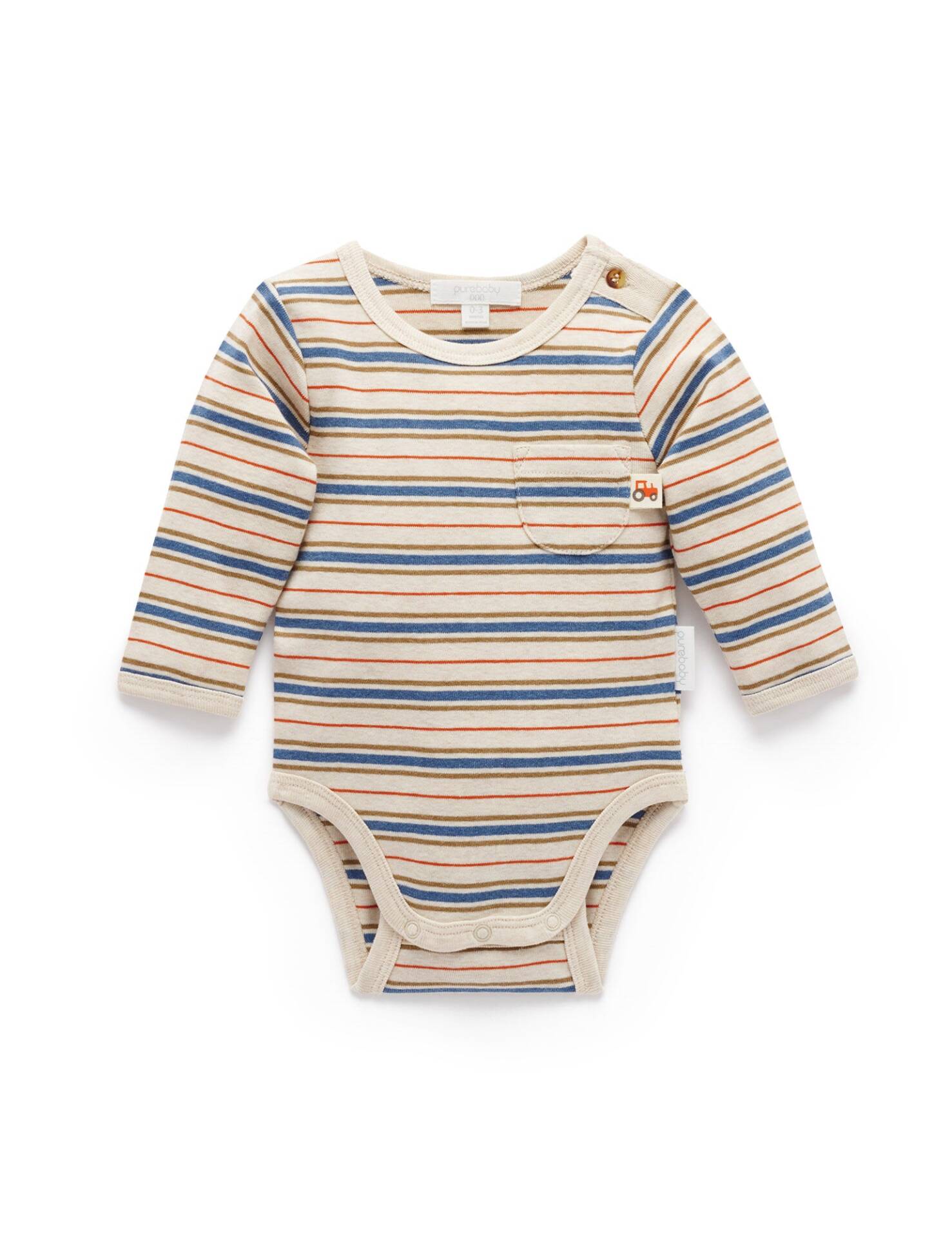 Striped bodysuit